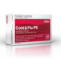 Load image into Gallery viewer, Pharmacy Action Cold &amp; Flu PE 48 Tablets (Limit ONE per Order)