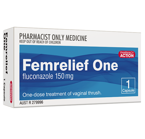 Pharmacy Action Femrelief One 1 Capsule (Limit ONE per Order)