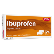 Load image into Gallery viewer, Pharmacy Action Ibuprofen 200mg 24 Tablets (Limit ONE per Order)