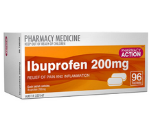 Load image into Gallery viewer, Pharmacy Action Ibuprofen 200mg 96 Tablets (Limit ONE per Order)