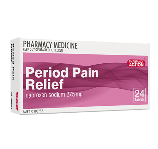 Pharmacy Action Period Pain Relief 24 Tablets (Limit ONE per Order)