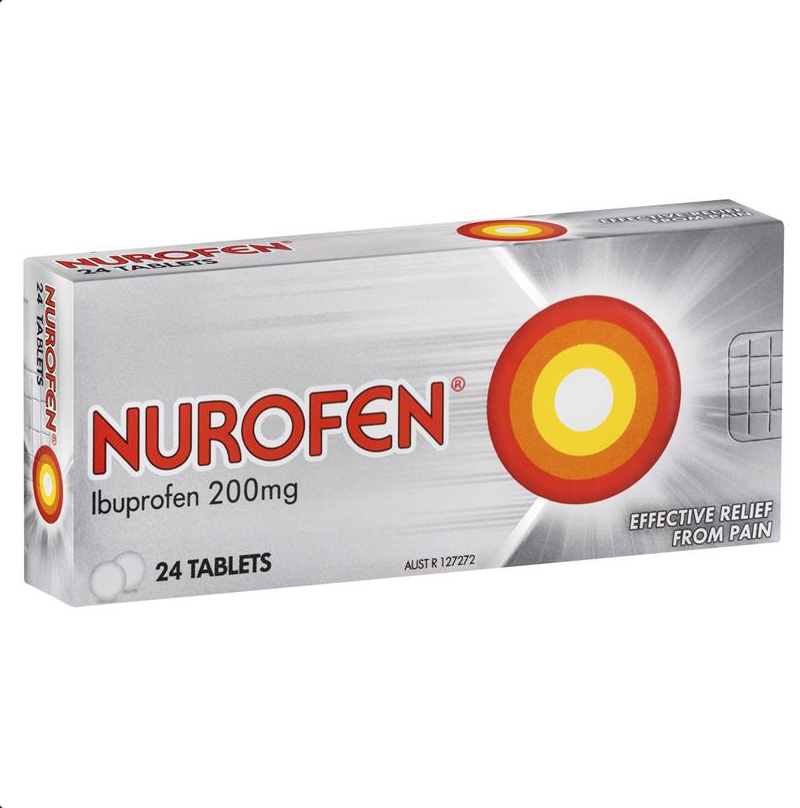 Nurofen Ibuprofen 200mg Pain Relief 24 Tablets