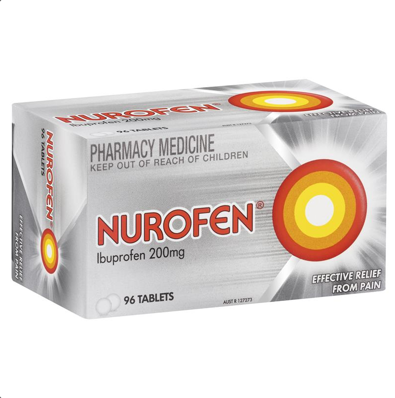 Nurofen Ibuprofen 200mg Pain Relief 96 Tablets (Limit ONE per Order)