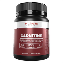Load image into Gallery viewer, Musashi Carnitine 60 Capsules