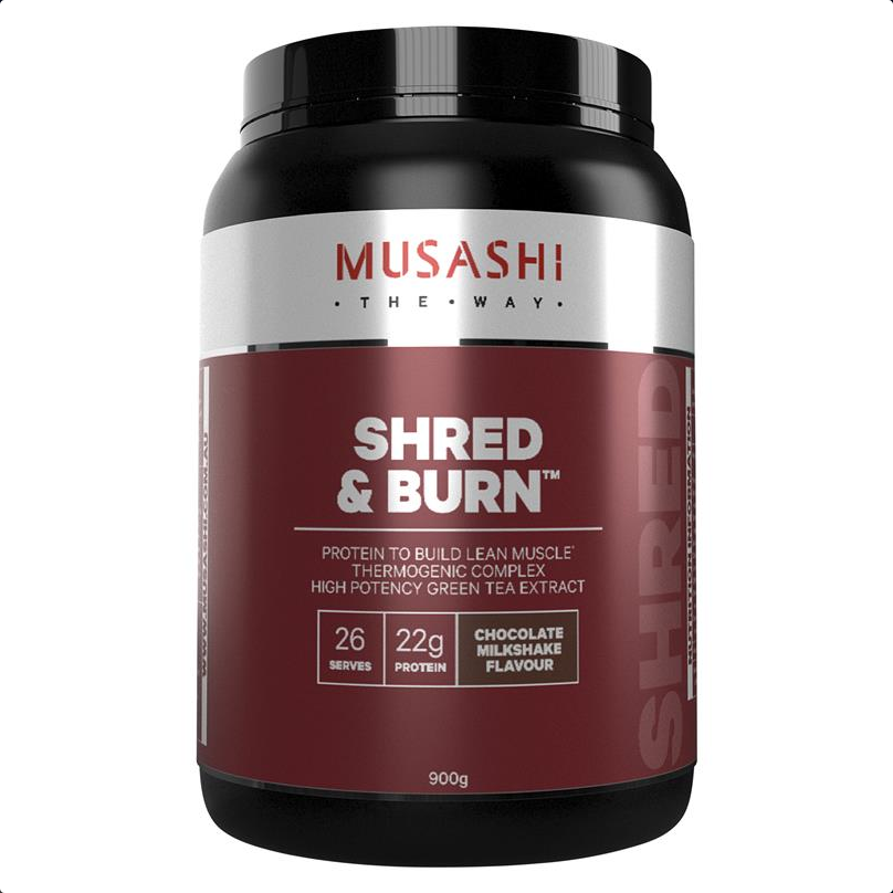 Musashi Shred And Burn Chocolate 900g