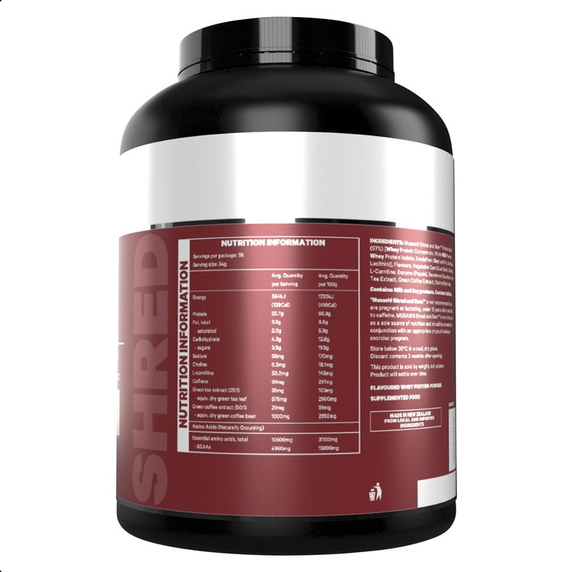 Musashi Shred And Burn Vanilla 2kg