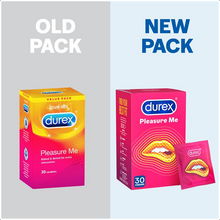 Load image into Gallery viewer, Durex Pleasure Me Condoms 30 Pack