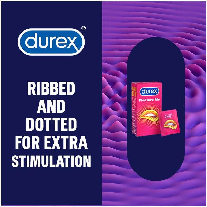 Durex Pleasure Me Condoms 30 Pack