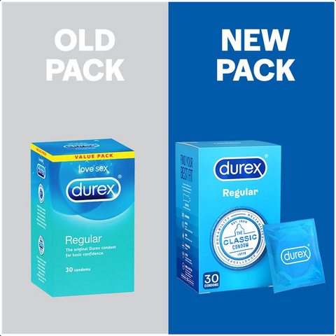 Durex Regular Condoms Original 30 Pack