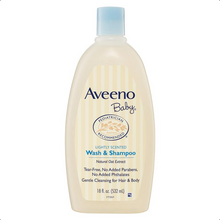 Load image into Gallery viewer, Aveeno Baby Daily Moisture Lightly Scented Wash &amp; Shampoo 532mL