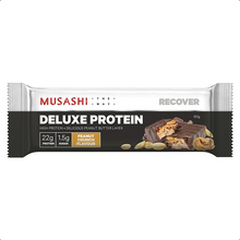 Load image into Gallery viewer, Musashi Deluxe Protein Bar Peanut Crunch 6 x 60g - Pack of 6