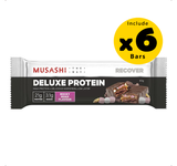 Musashi Deluxe Protein Bar Rocky Road 6 x 60g - Pack of 6