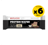 Musashi Protein Wafter Vanilla 6 x 40g - Pack of 6