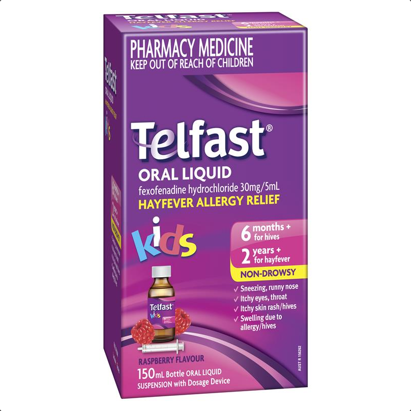Telfast Kids Oral Liquid 150mL (Limit ONE per Order)