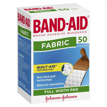 Load image into Gallery viewer, Band-Aid Adhesive Fabric Strips 50 Pack