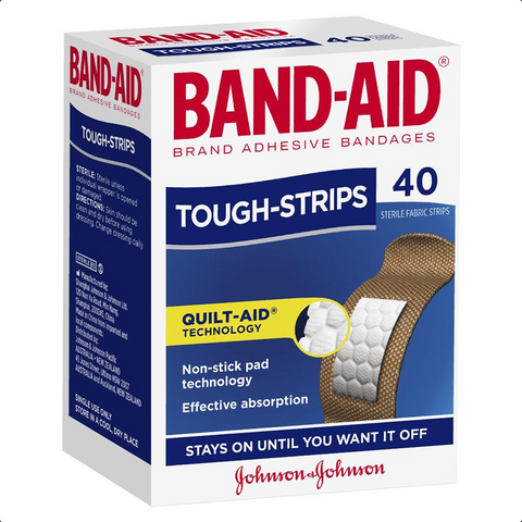 Band-Aid Tough Strips 40 Pack