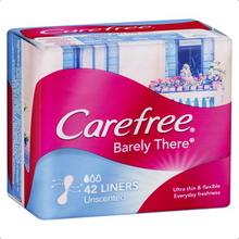 Load image into Gallery viewer, Carefree Barely There Liners Unscented 42 Pack