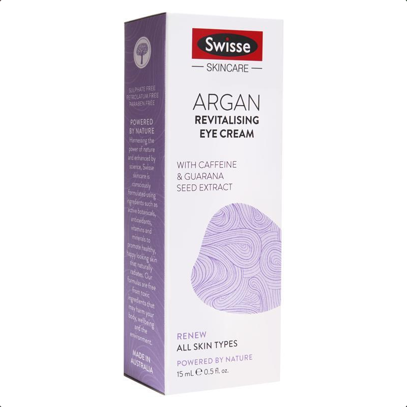 Swisse Skincare Argan Revitalising Eye Cream 15mL