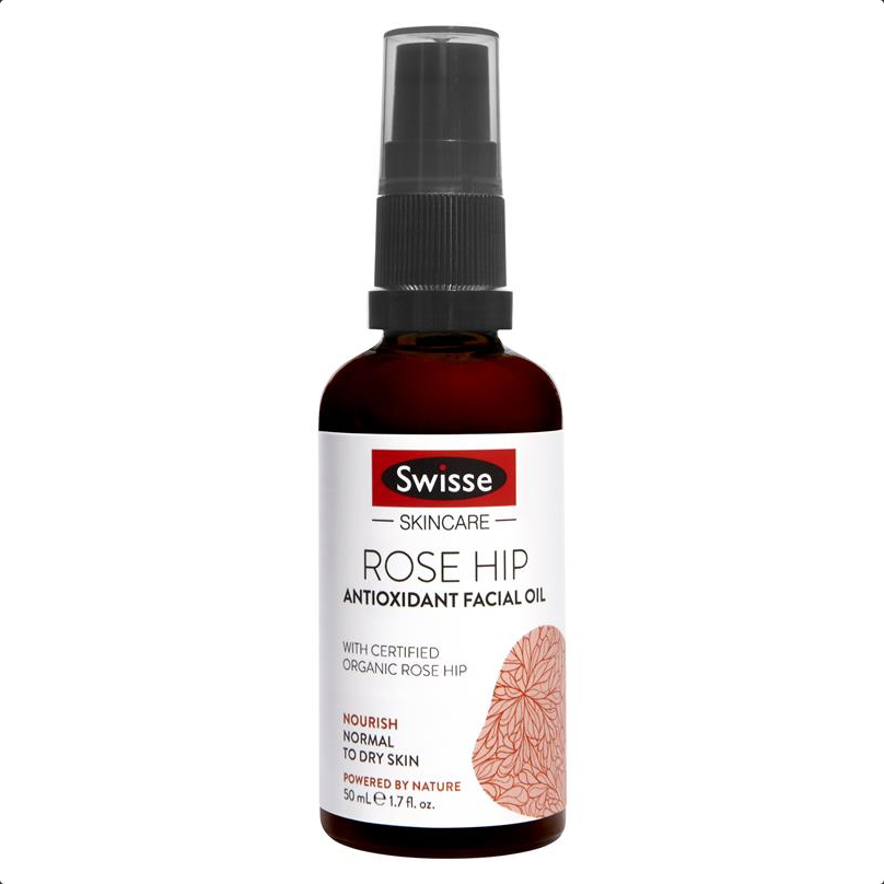Swisse Skincare Rose Hip Antioxidant Facial Oil 50mL