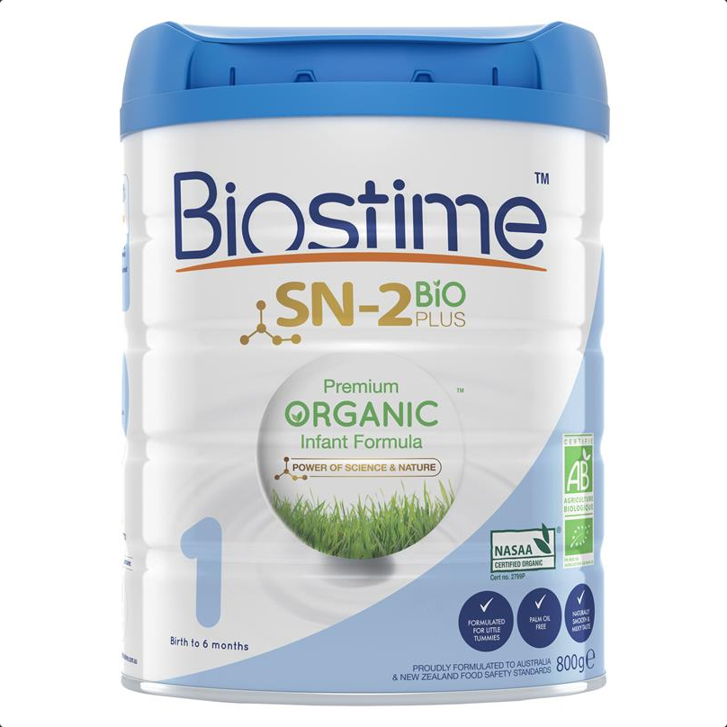Biostime SN-2 Bio Plus Premium Organic Infant Formula Stage 1 800g