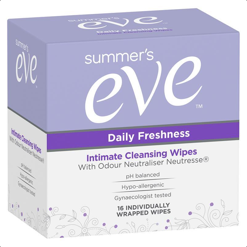 Summers Eve Daily Freshness Intimate Cleansing Wipes 16