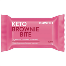 Load image into Gallery viewer, IsoWhey Keto Brownie Bite Berry 33g - Pack of 5