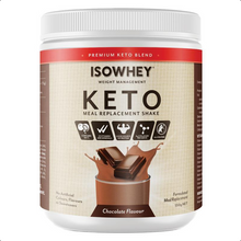 Load image into Gallery viewer, IsoWhey Keto Meal Replacement Shake Chocolate 550g