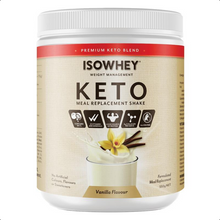 Load image into Gallery viewer, IsoWhey Keto Meal Replacement Shake Vanilla 550g