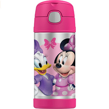 Load image into Gallery viewer, Thermos FUNtainer Vacuum Insulated Drink Bottle 355ml Disney Minnie Mouse (Ships May)