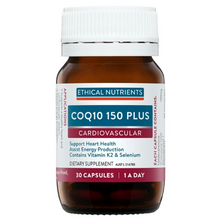 Load image into Gallery viewer, Ethical Nutrients CoQ10 150 Plus 30 Capsules