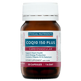Ethical Nutrients CoQ10 150 Plus 30 Capsules