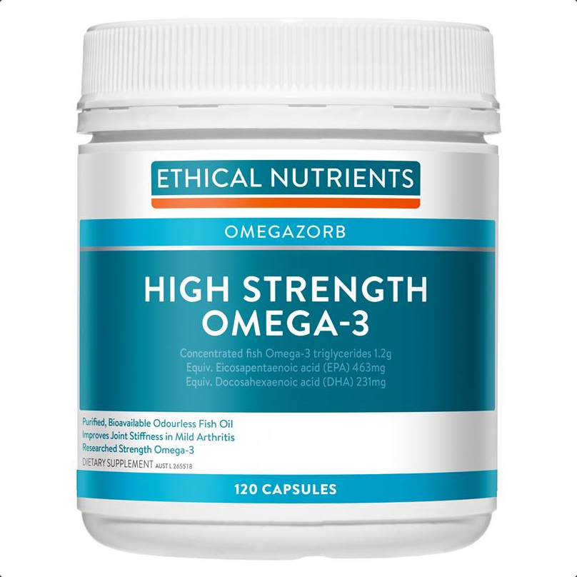 Ethical Nutrients High Strength Omega-3 Capsules 120 Capsules