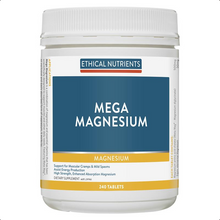 Load image into Gallery viewer, Ethical Nutrients Mega Magnesium 240 Tablets