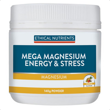 Load image into Gallery viewer, Ethical Nutrients Mega Magnesium Energy &amp; Stress 140g