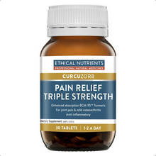 Load image into Gallery viewer, Ethical Nutrients Pain Relief Triple Strength 30 Tablets