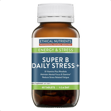 Load image into Gallery viewer, Ethical Nutrients Super B Daily Stress  + 60 Tablets