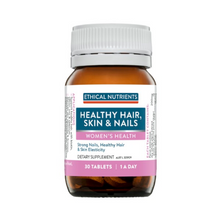 Load image into Gallery viewer, Ethical Nutrients Healthy Hair, Skin &amp; Nails 30 Tablets