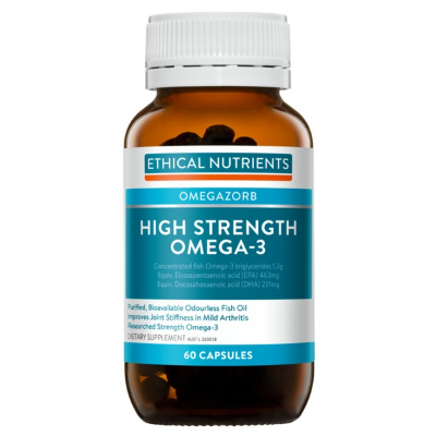 Ethical Nutrients High Strength Omega-3 Capsules 60 Capsules
