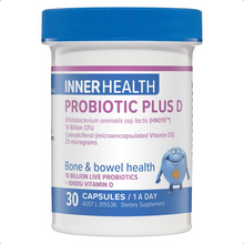 Load image into Gallery viewer, Inner Health Probiotic Plus D 30 Capsules