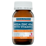 Ethical Nutrients Mega Zinc Powder 40mg (Raspberry) 95g