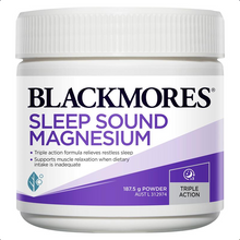 Load image into Gallery viewer, Blackmores Sleep Sound Magnesium Powder 187.5g