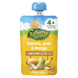 Raffertys Garden 4 Months Smooth Banana Pear & Mango 120g