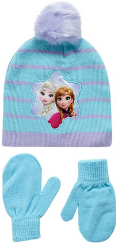 Disney Little Girls Hat and Glove Set