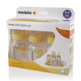 Medela Breastmilk Bottle 150ml with Wide Base - Slow Flow Teat 3pk