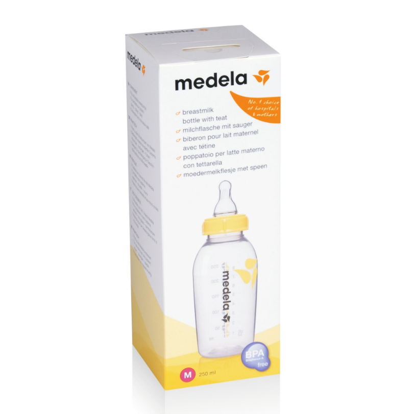 Medela Breastmilk bottle with M teat - 250ml