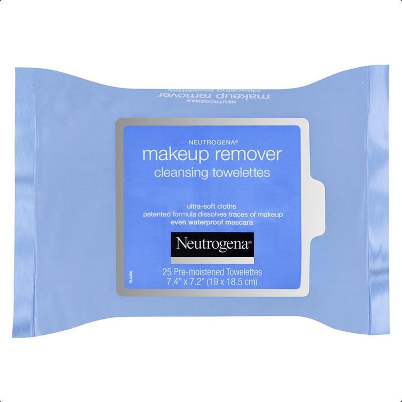 Neutrogena Makeup Remover Cleansing Towelettes Wipes 25 Pack