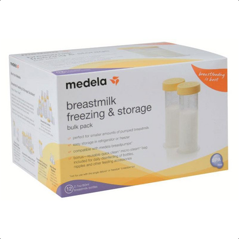 Medela Breastmilk Storage & Freezing Containers 80ml 12 Pack