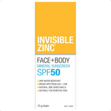 Invisible Zinc SPF 50+ Face and Body 75g