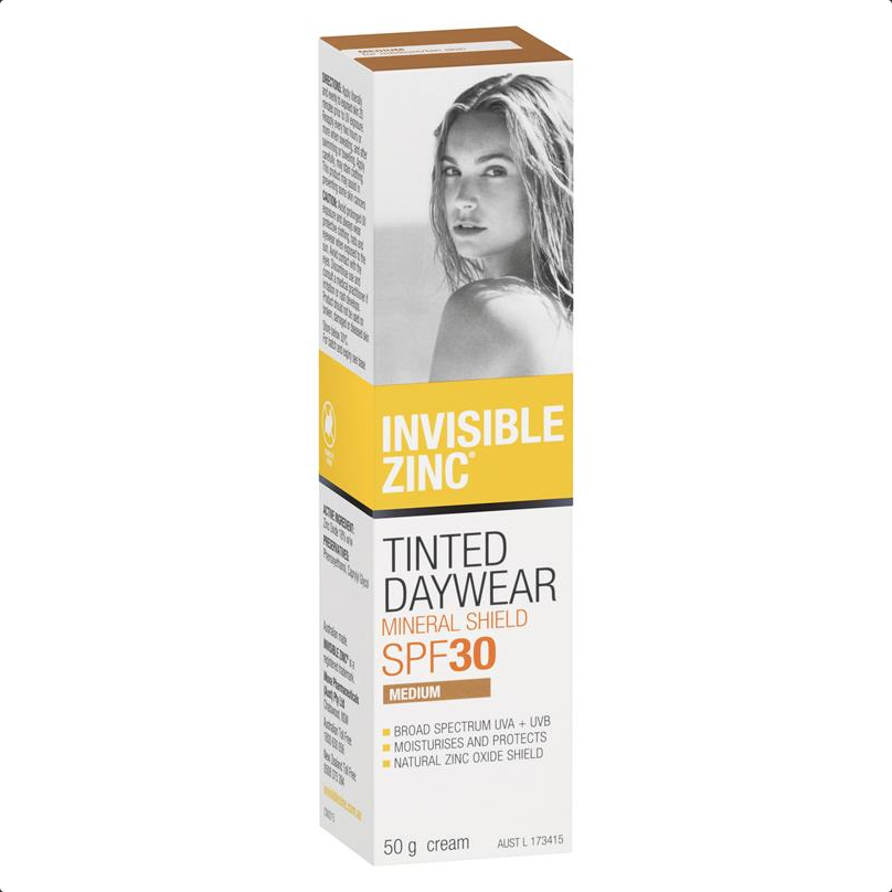 Invisible Zinc Tinted Daywear Medium SPF 30+ 50g