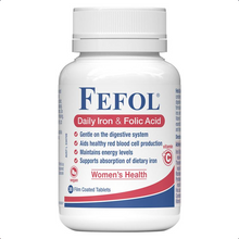 Load image into Gallery viewer, Fefol Daily Iron &amp; Folic Acid 30 Tablets